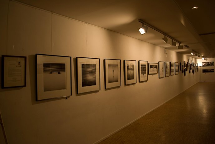 Fine art photography exhibition Paris Fabrice Hossa Michel Rajkovic Black and white landscape bridges